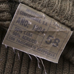 Spanish Army Wool Combat Sweater Size L