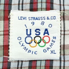 Vintage 80s Levi’s Olympic Western Shirt Size XL