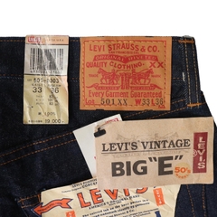 LEVI’S VINTAGE CLOTHING Lot 501XX 1955 Selvedge Denim Jeans Size 33