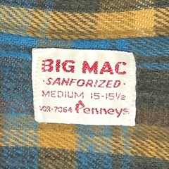 Vintage Big Mac Flannel Work Shirt Size S