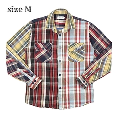 Jun Club Heavy Flannel Work Shirt Size M