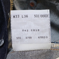 LEVI’S VINTAGE CLOTHING Lot 501XX 1955 Selvedge Denim Jeans Size 33