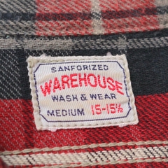 Warehouse Heavy Flannel Shirt Size M