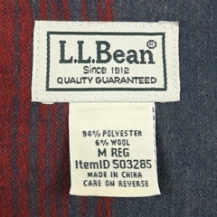 L.L.Bean Heavy Flannel Shirt Size M