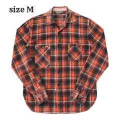 F.O.B Factory Flannel Work Shirt Size M