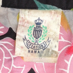 Vtg Royal Creations Hawaiian Shirt Size M
