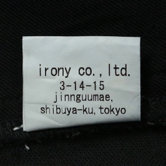 IRONY Japan Black Pants Size 26