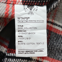 WTAPS Heavy Flannel Work Shirt Size S