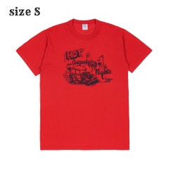 Vtg 80s Russell USA Hot Rod Graphic T-Shirt Size S