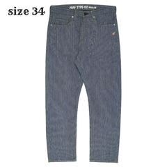 A Bathing Ape 1999 Type-02 Regular Stripe Jeans Size L / 34