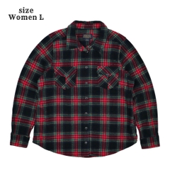 Pendleton Brand Wool Plaid Shirt Women Size L