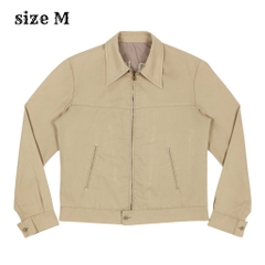 Vintage Tergal Chainstitch Embroidery Jacket Size M