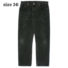 90s Levi's 505 Black Denim Jeans Size 36