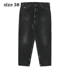 90s Levi's 550 Black Denim Jeans Size 38