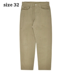 2000s Levi's 550 USA Beige Denim Jeans Size 32