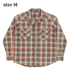 Schott NYC Plaid Western Shirt Size M
