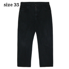 00s Rustler Black Denim Worker Jeans Size 35