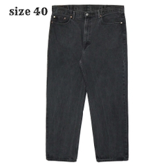 2010s Levi's 550 Black Denim Jeans Size 40