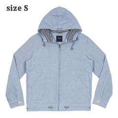Kent Brand Chambray Hooded Jacket Size S