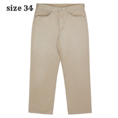 00s Levi's 533 Beige Denim Jeans Size 34