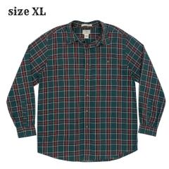 L.L.Bean Classic Plaid Check Shirt Size XL
