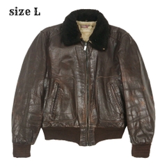 Vintage 60s Brent Windward Leather Jacket Size L
