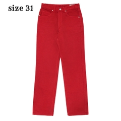 90s Big John Japan Red Denim Jeans Size 31