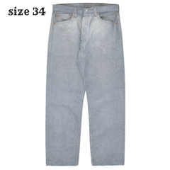 2020s Levi's 501 Grey Denim Jeans Size 34