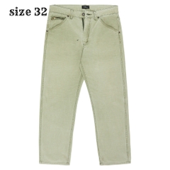 Or Glory Japan Made Olive Sateen Pants Size 32