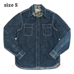 Blue Trick Japan Made Indigo Work Shirt Size S