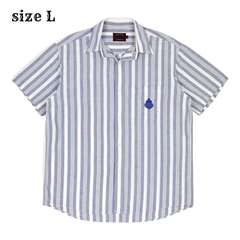Chaps Ralph Lauren Oxford Stripe Shirt Size L