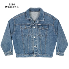 90s Guess Brand Denim Jacket Women Size L