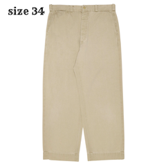 45R 45rpm Japan Khaki Pants Wide Leg Size 34