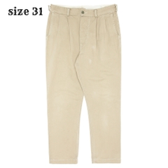orSlow Japan Khaki Tapered Trousers Size 31