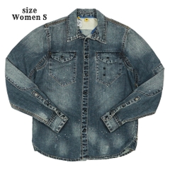 G-Star Raw Denim Work Shirt Women Size S