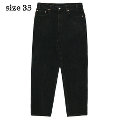2000s Levi's 550 Black Denim Jeans Size 35