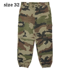 90s French Army Camo Combat Trousers Size 32