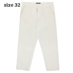 Urban Research Cream White Sateen Pants Size 32