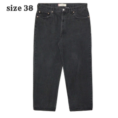 2000s Levi's 550 Black Denim Jeans Size 38