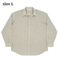 80s King Sport Brand Plaid Check Shirt Size L