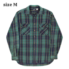 80s Levi's USA Plaid Flannel Shirt Size M