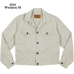 90s Levi's Japan Bedford Cord Trucker Jacket Women Size M