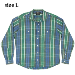 Double RL RRL Flannel Work Shirt Size L