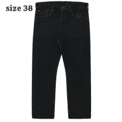 2010s Levi's 501 Black Denim Jeans Size 38