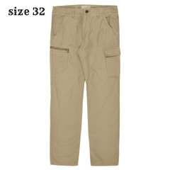 Avirex Khaki Sateen Utility Pants Size 32