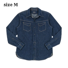 Ewears Co. Made in Japan Denim Western Shirt Size M