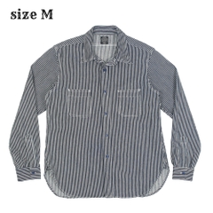 Hooper Works Japan Hickory Work Shirt Size M