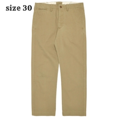 Double RL RRL Type Military Khaki Trousers Size 30
