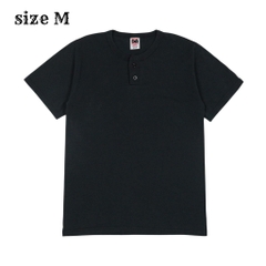Don Alleson Brand Black Henley T-Shirt Size M