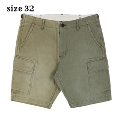Sanca Made in JP Olive Cargo Shorts Size 32